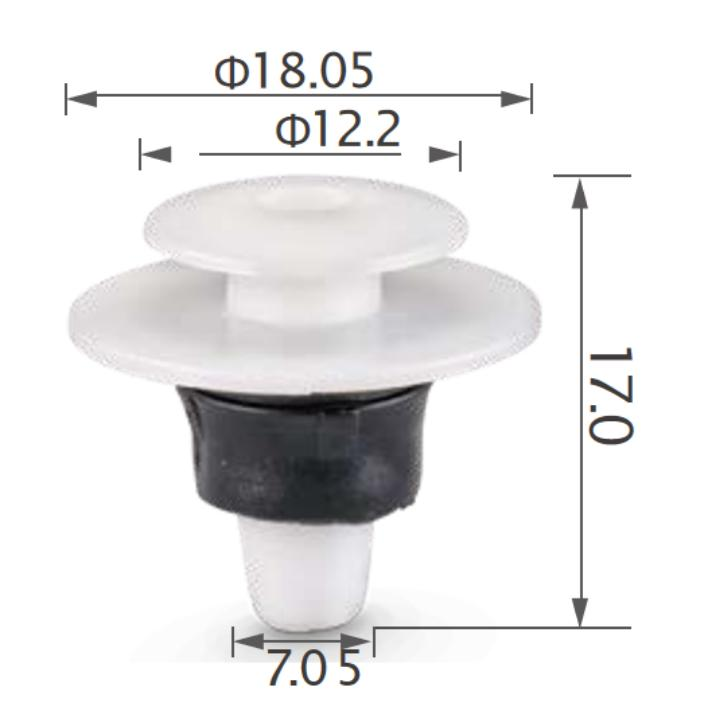 20pcs VW Side moulding