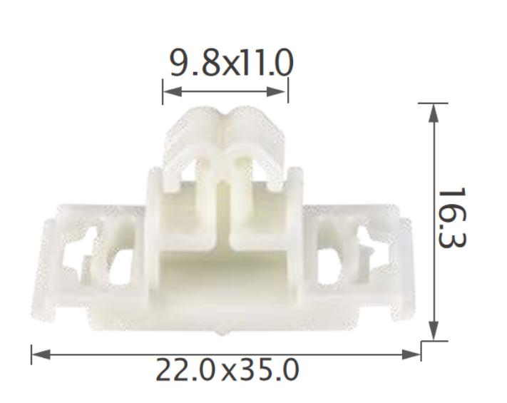 20pcs VW Door side moulding