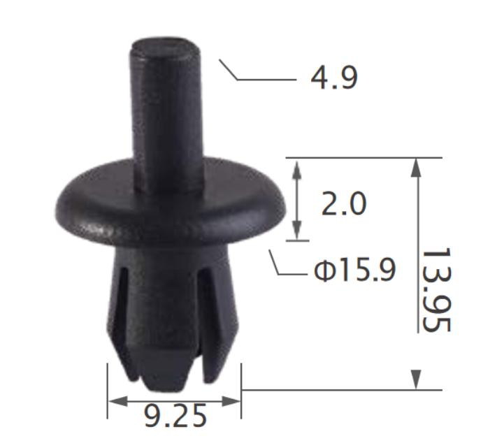 20pcs VW Floor attachment, front head, tube