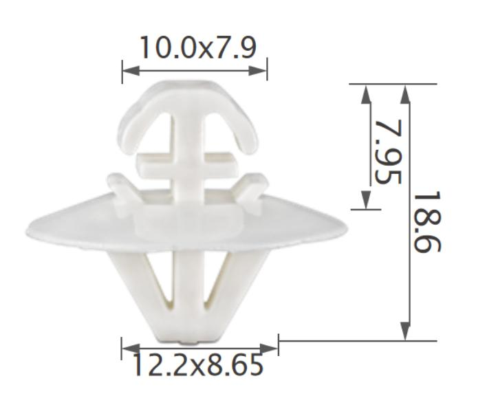 20pcs VW Side moulding