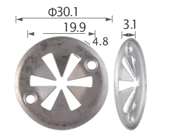 20pcs VW Heat shield, underbody, noise insulation, tube locking washer
