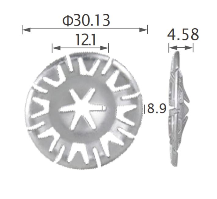 20pcs VW Heat shield, underbody, noise insulation, tube locking washer