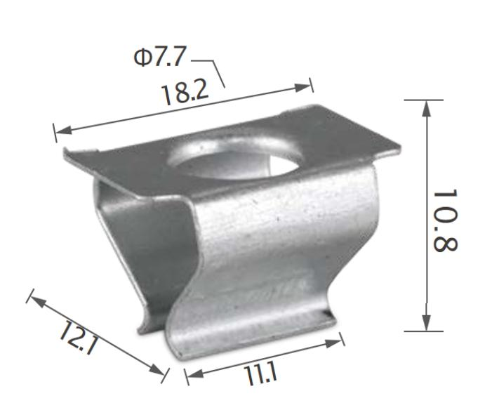 20pcs VW Rear bumper, spare wheel tray
