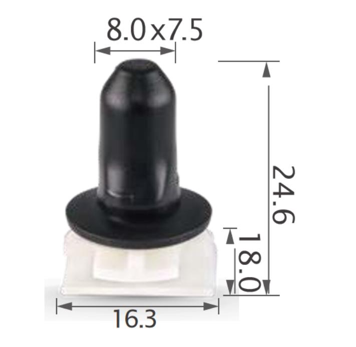 20pcs VW Door side moulding
