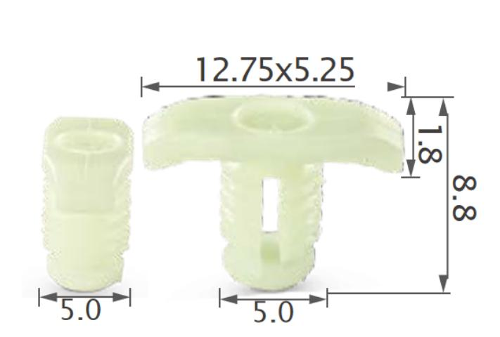 20pcs VW Door weatherstrip