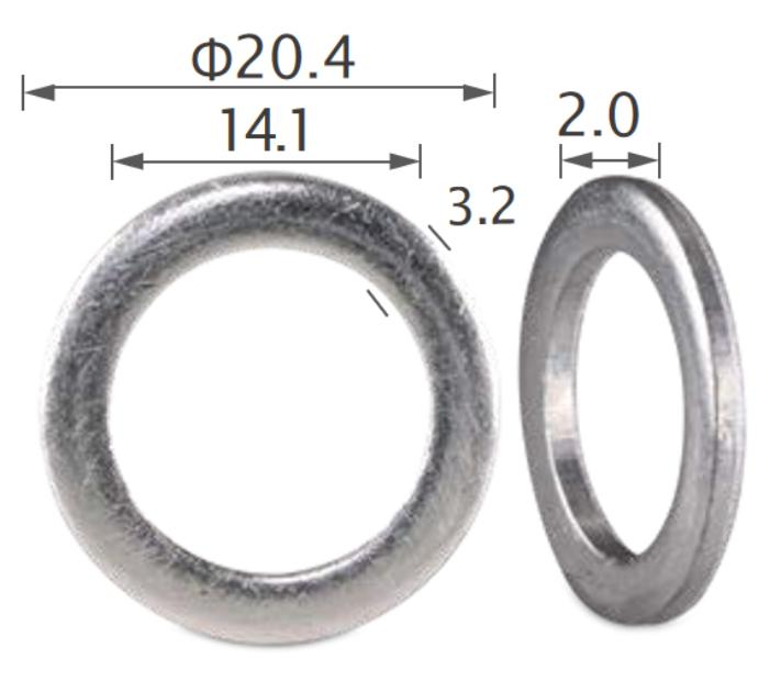 20pcs VW Oil drain plug gaske