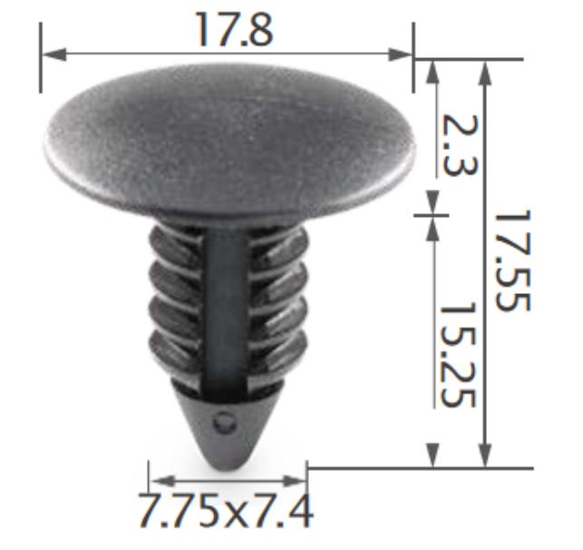 25pcs GM Fender splash shield 389358, 3691590, 332364 , 6031321, 4004569