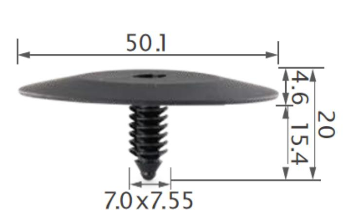 25pcs GM Hood insulation 3078511, 3977775