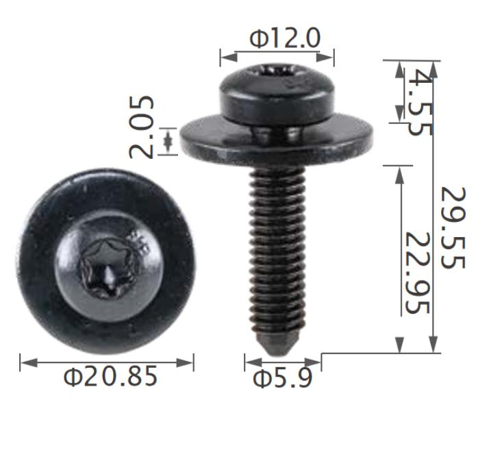 20pcsVW Genuine screw