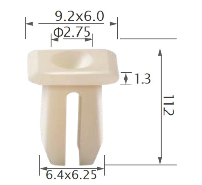 25pcs GM Moulding, front end,1254815