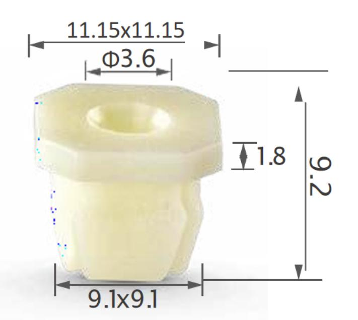 25pcs GM Screw grommet 3893980