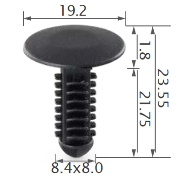 25pcs GM Radiator air side & bumper cover 25601491