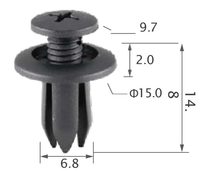 25pcs GM Dashboard,splash guard, grille, wheelarch 992650625
