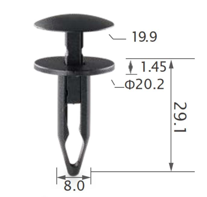 25pcs GM Expanding retainer