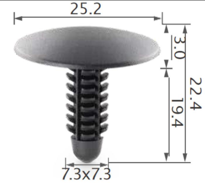 25pcs GM Rear bumper fascia panel 6501067