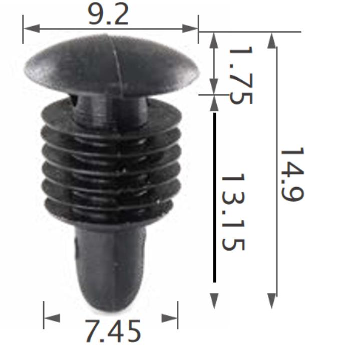 25pcs GM Side moulding