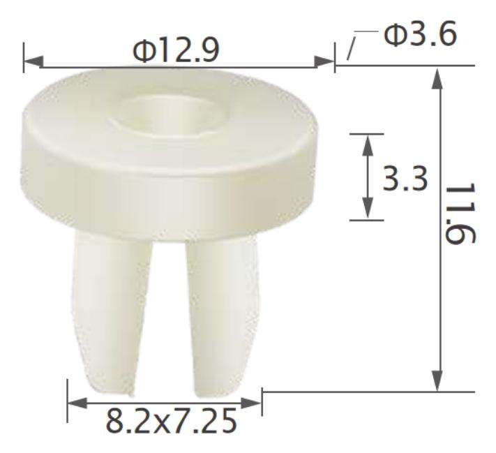 25pcs GM License plate