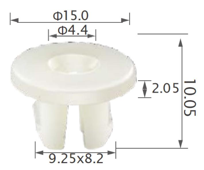 25pcs GM Rear panel locking