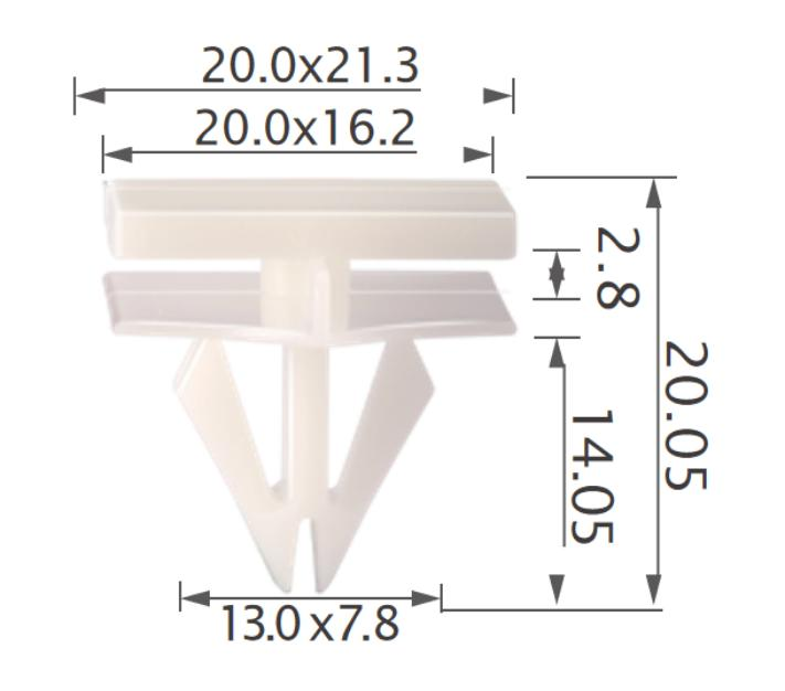 25pcs GM Rocker panel