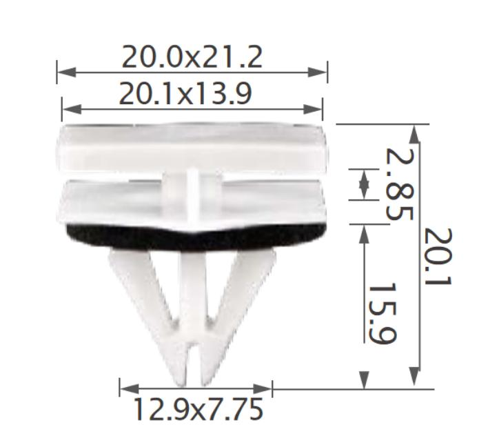 25pcs GM Rocker panel