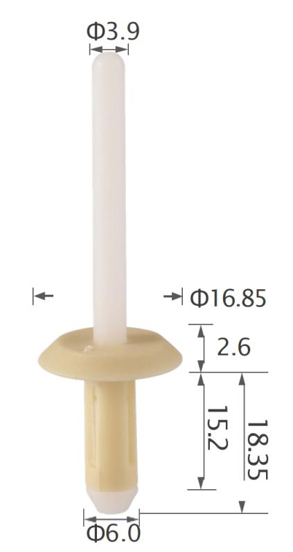 25pcs GM Blind rivet