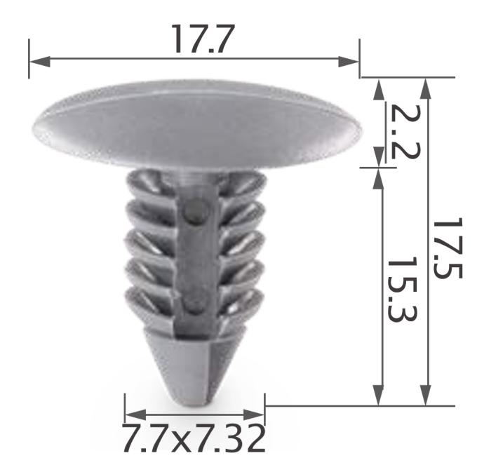 25pcs GM Fender and bumper shield