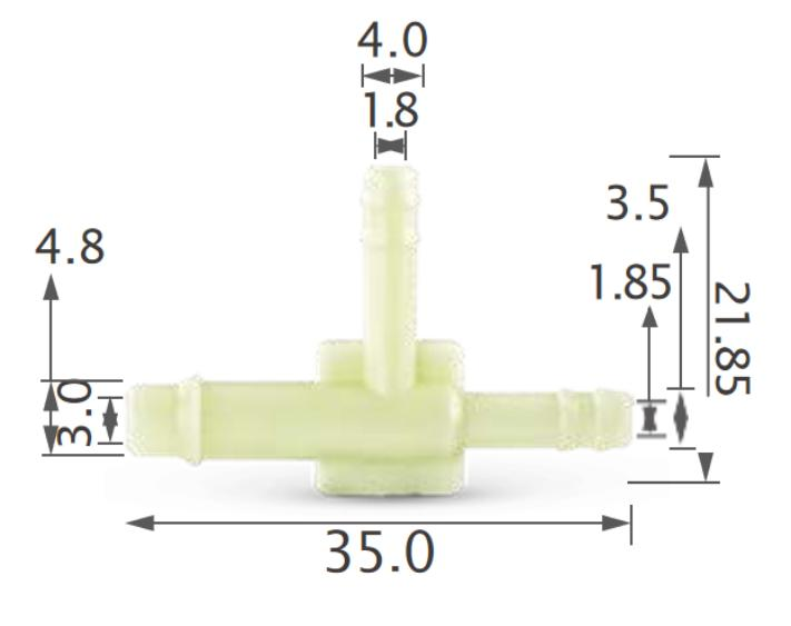 25pcs GM 3-way tee connector