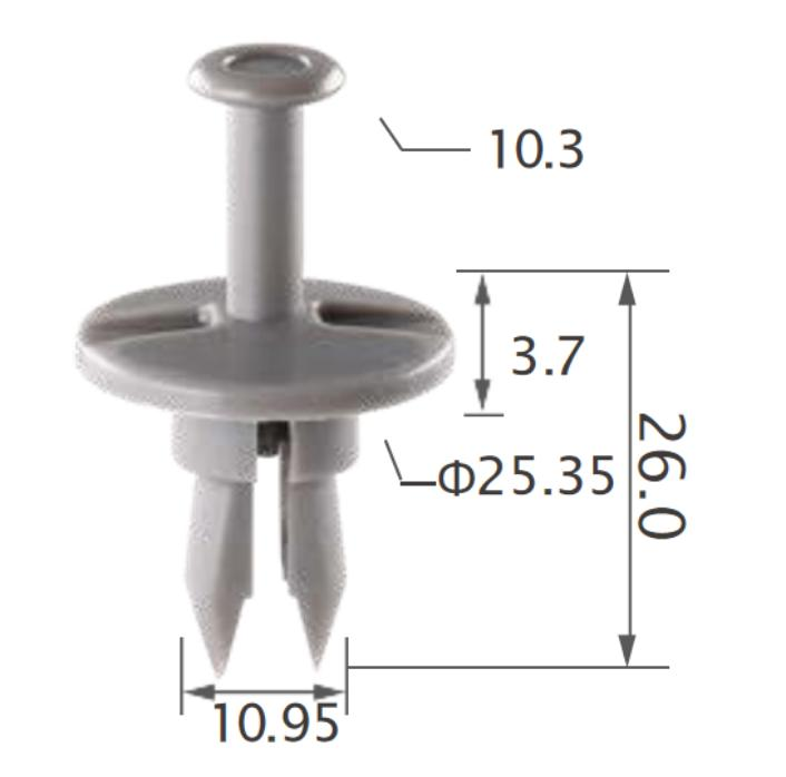 25pcs GM Expanding retainer