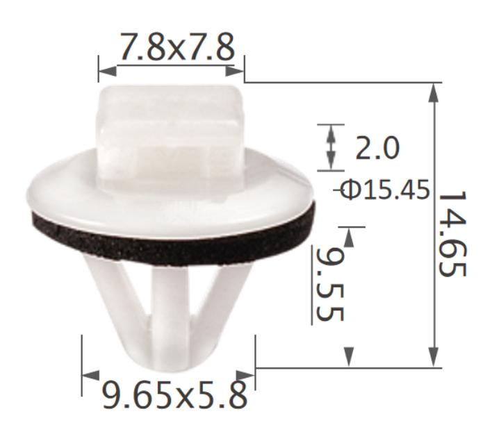 25pcs GM Door panel moulding, rear moulding
