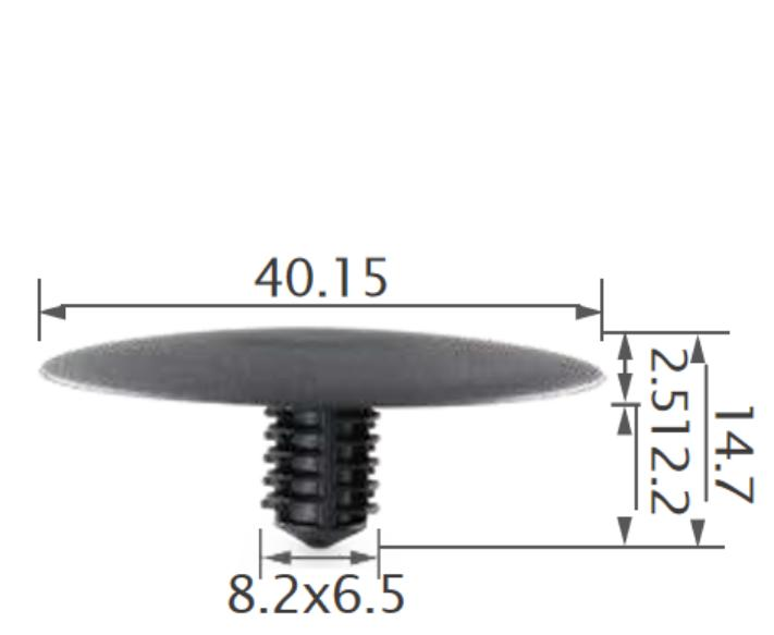 25pcs GM Hood insulation
