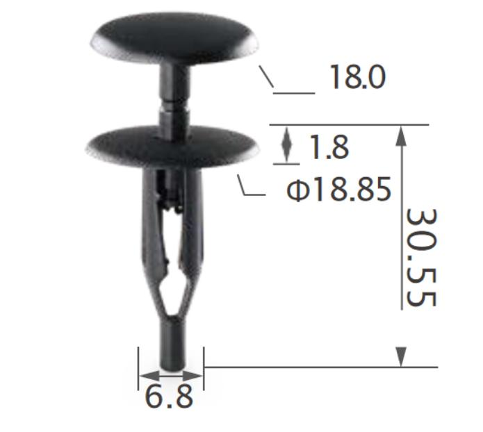 25pcs GM Radiator mounting