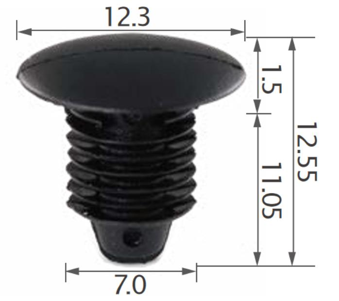 25pcs GM Radiator baffle & fender ledge