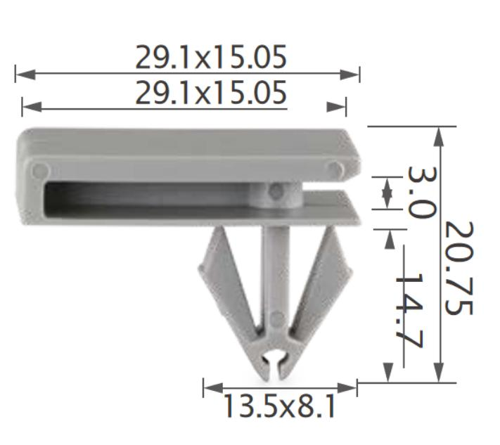 25pcs GM Side moulding, rocker panel