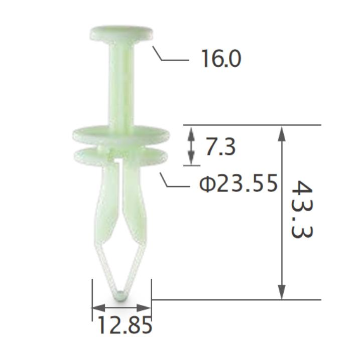 25pcs GM Raditor mounting, front end