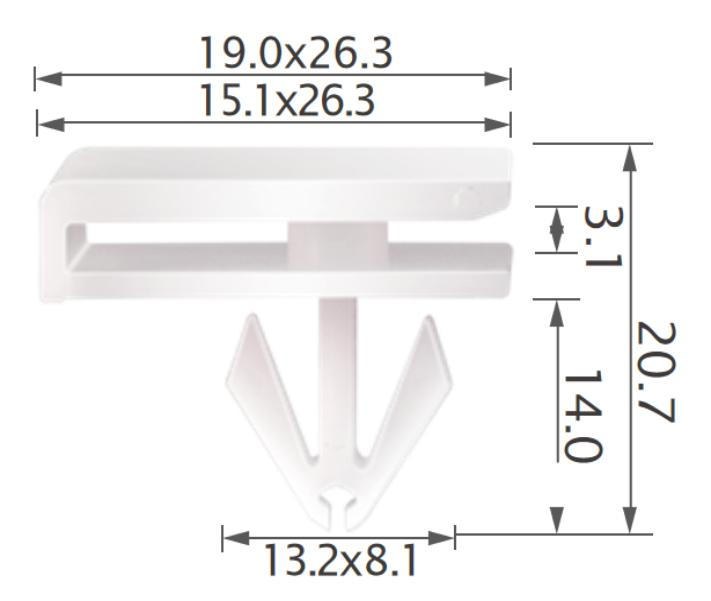 25pcs GM Side moulding, rocker panel