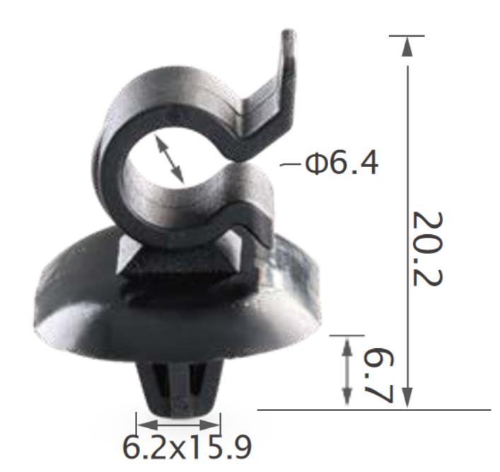 25pcs GM Hood prop rod support