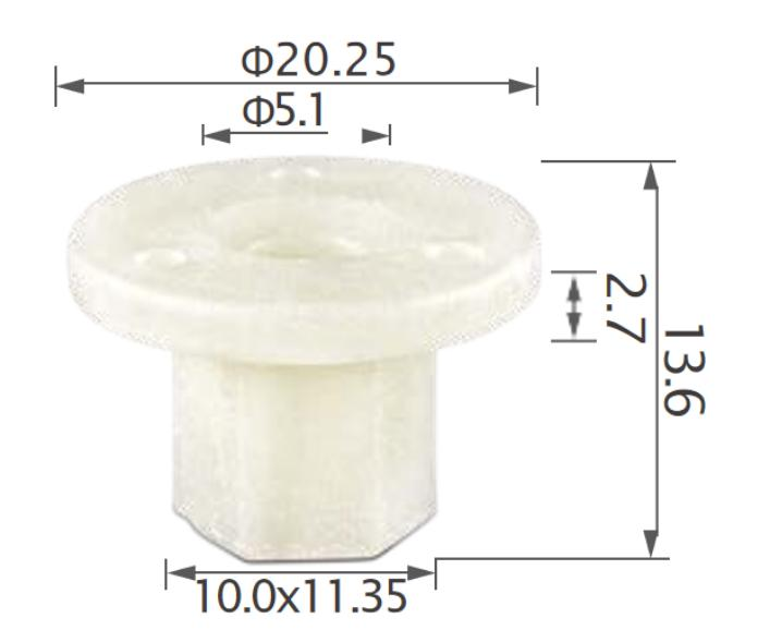 25pcs GM Floor, fuel tube