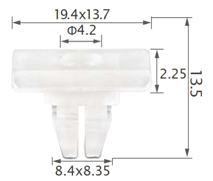 25pcs GM Screw grommet