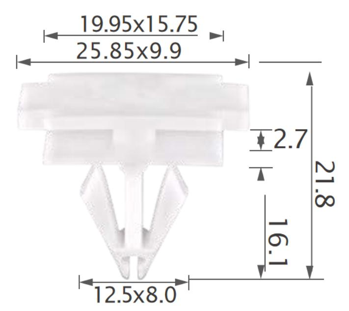 25pcs GM Side moulding, rocker panel