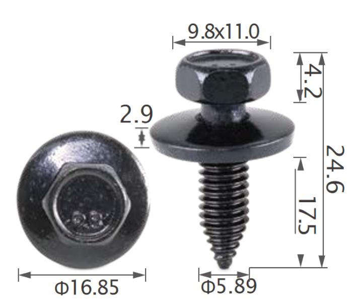 25pcs GM Genuine screw