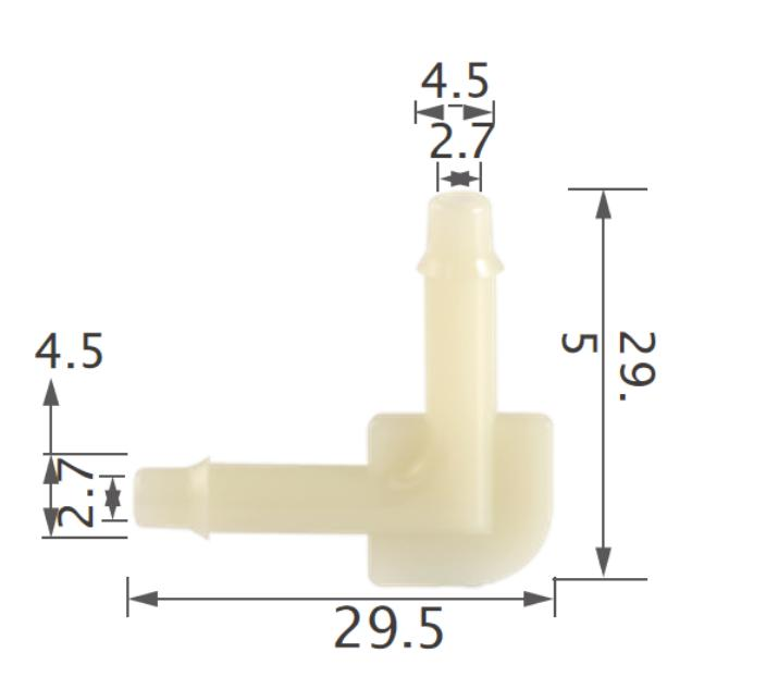 25pcs GM Elbow connector