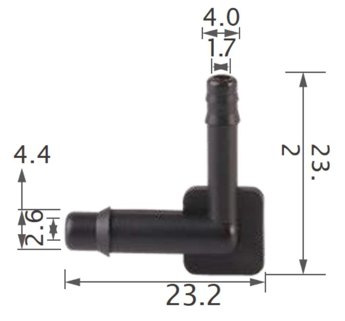 25pcs GM Elbow connector