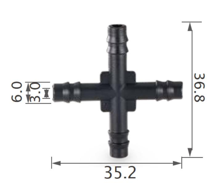 25pcs GM 4-way tee connector