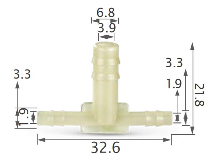 25pcs GM 3-way tee connector