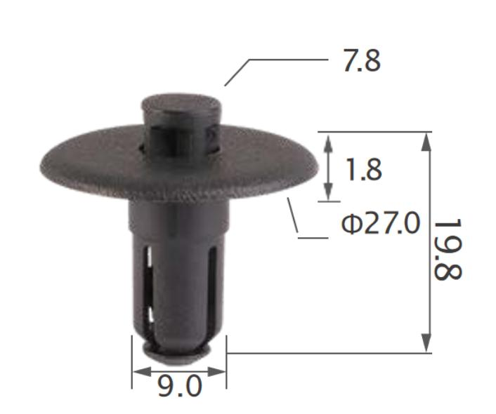 25pcs GM Radiator mounting