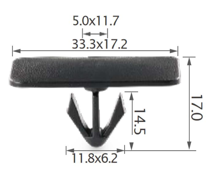 25pcs GM Side moulding