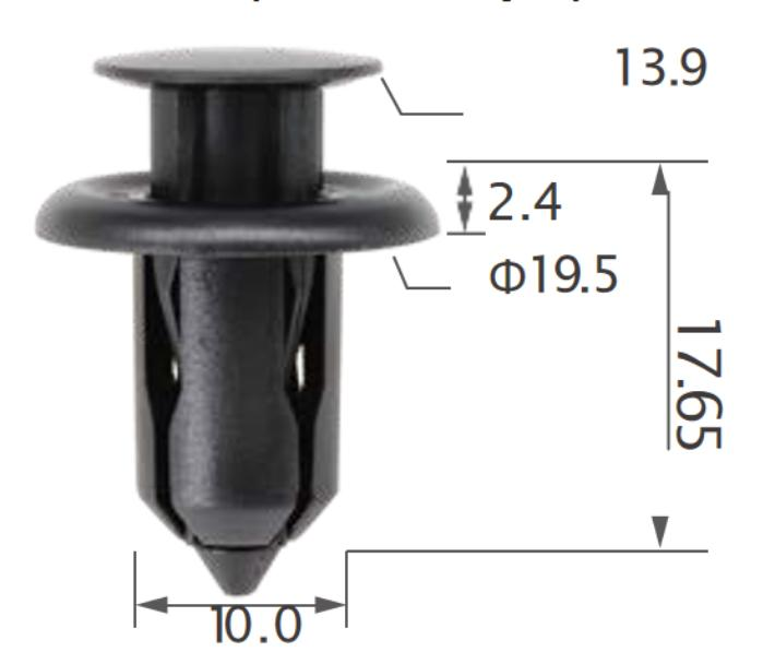 25pcs Ford Front and rear bumper, grille, rear door panel, floor attachment