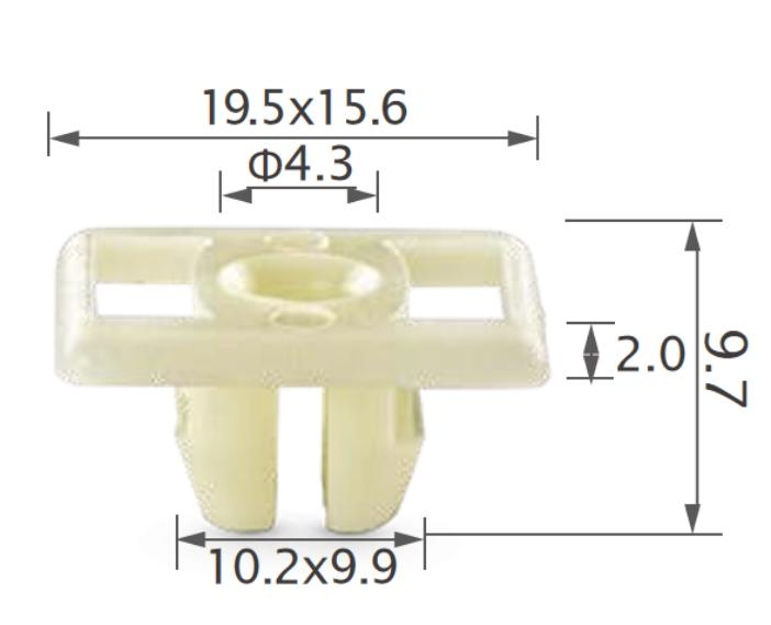 25pcs Ford Rear panel