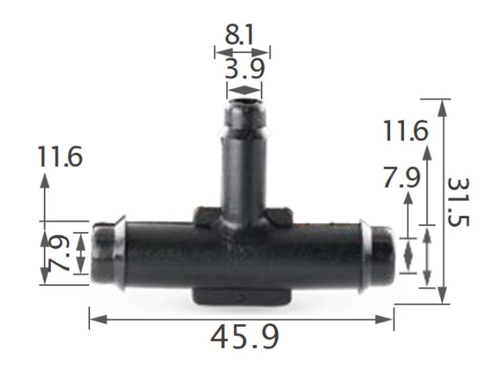 25pcs Ford 3-way tee connector