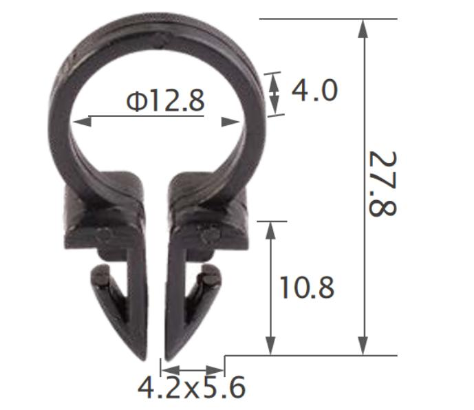 25pcs Ford Tube & cable routing clip